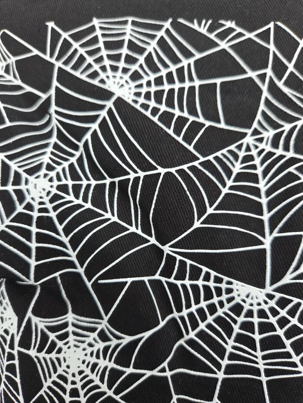 Cuisinart Black and White Spiderweb Silicone Oven Mitts - 2 Pack Halloween